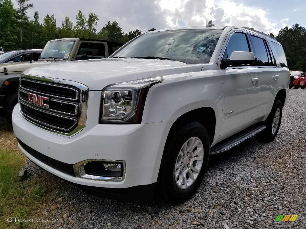 2016 Yukon SLT - Summit White / Cocoa/Dune photo #1