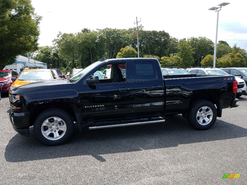 2018 Silverado 1500 LT Double Cab 4x4 - Black / Jet Black photo #3