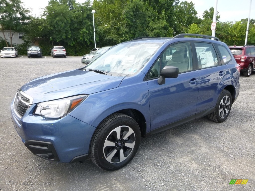 Quartz Blue Pearl 2018 Subaru Forester 2.5i Exterior Photo #122160449