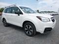 2018 Crystal White Pearl Subaru Forester 2.5i  photo #1