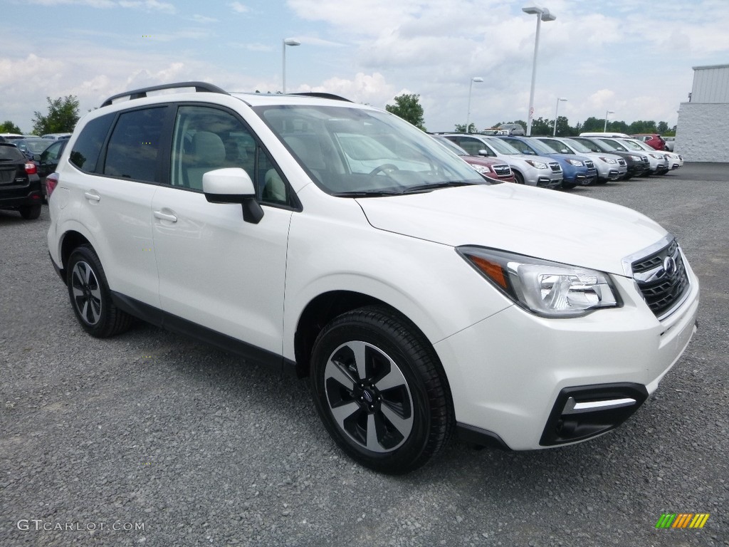 Crystal White Pearl Subaru Forester