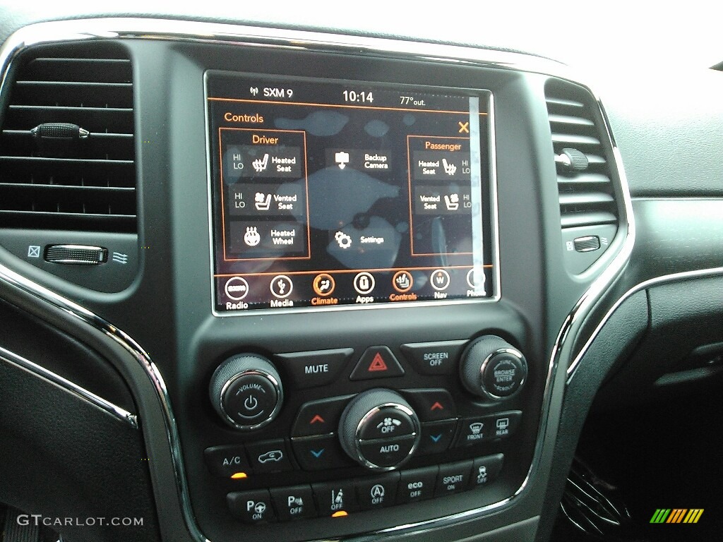 2018 Jeep Grand Cherokee Limited 4x4 Controls Photo #122162345