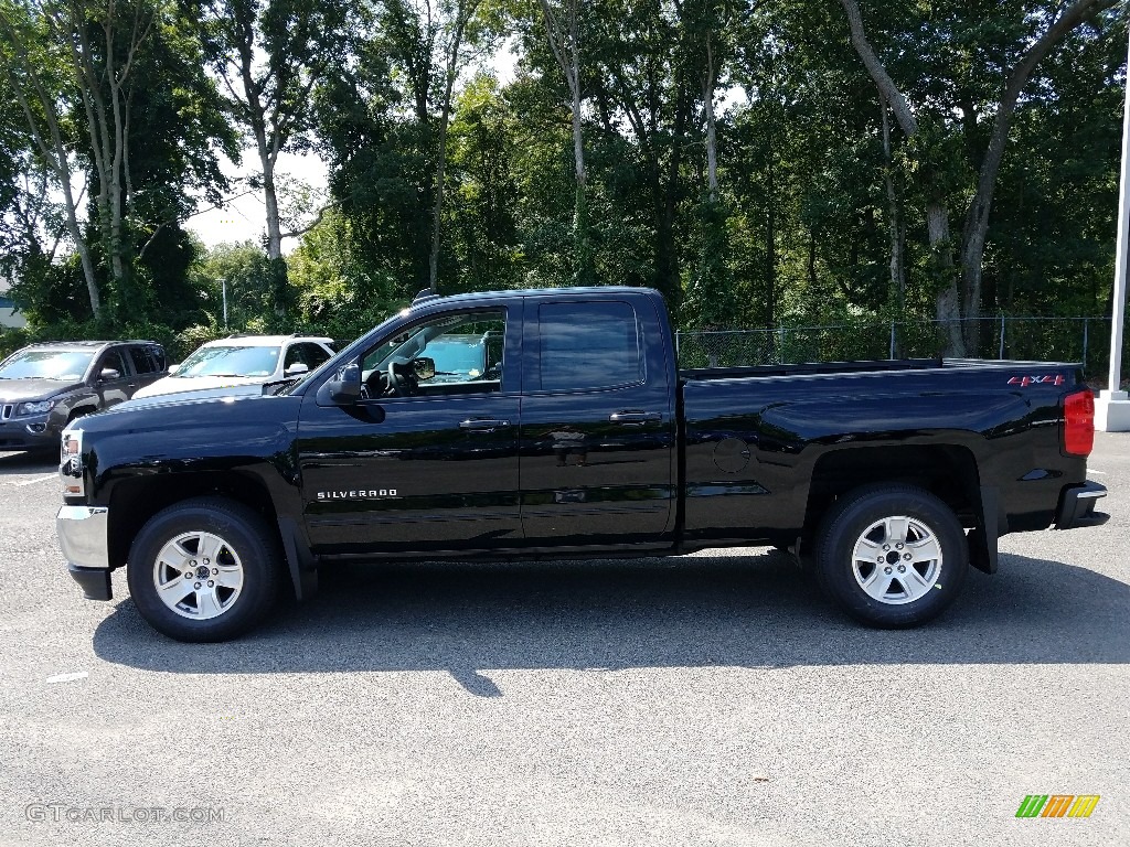 2018 Silverado 1500 LT Double Cab 4x4 - Black / Jet Black photo #3