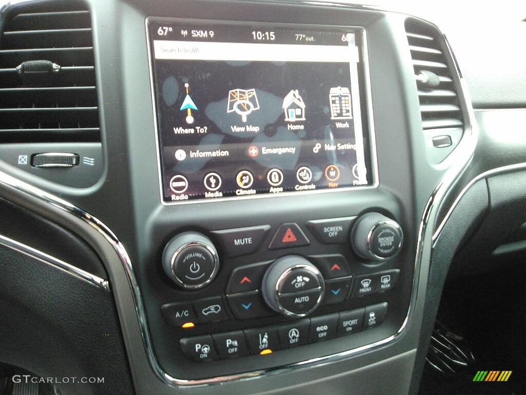 2018 Jeep Grand Cherokee Limited 4x4 Controls Photo #122162372