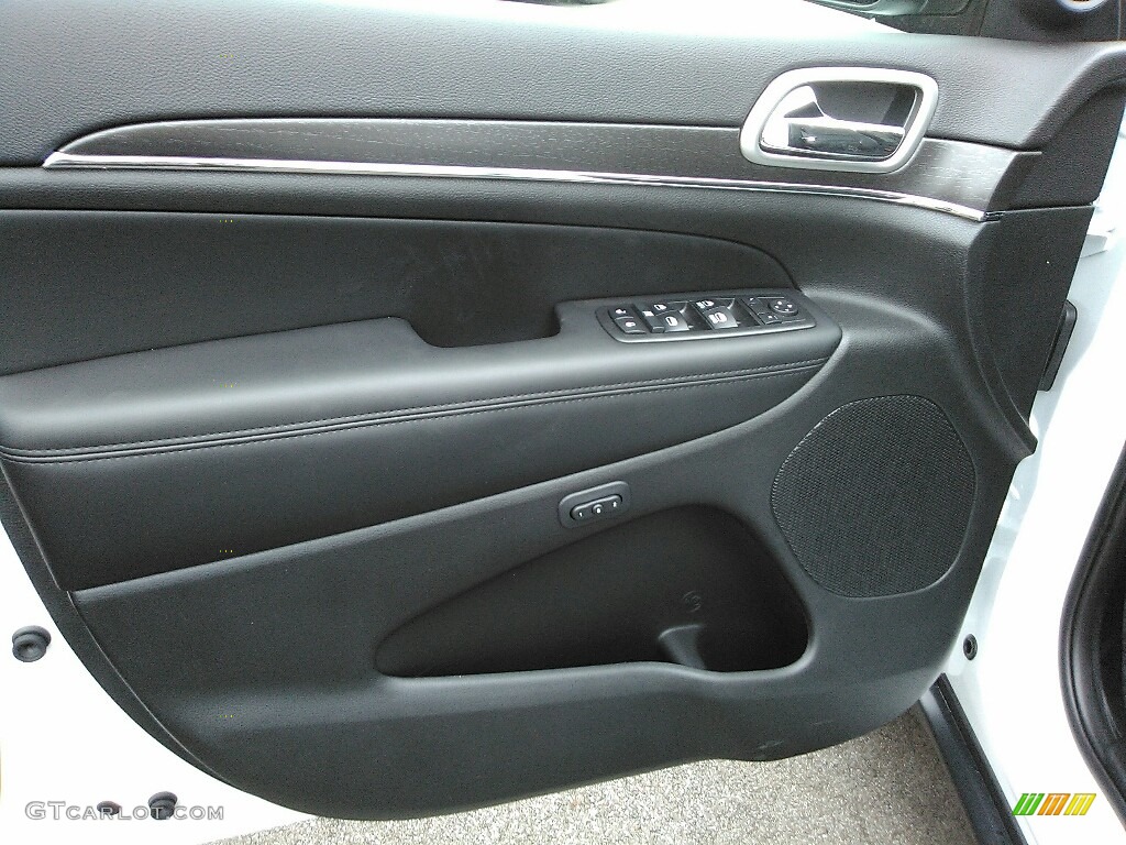 2018 Jeep Grand Cherokee Limited 4x4 Black Door Panel Photo #122162492