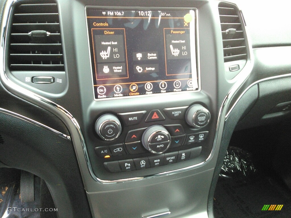 2018 Jeep Grand Cherokee Limited 4x4 Controls Photos