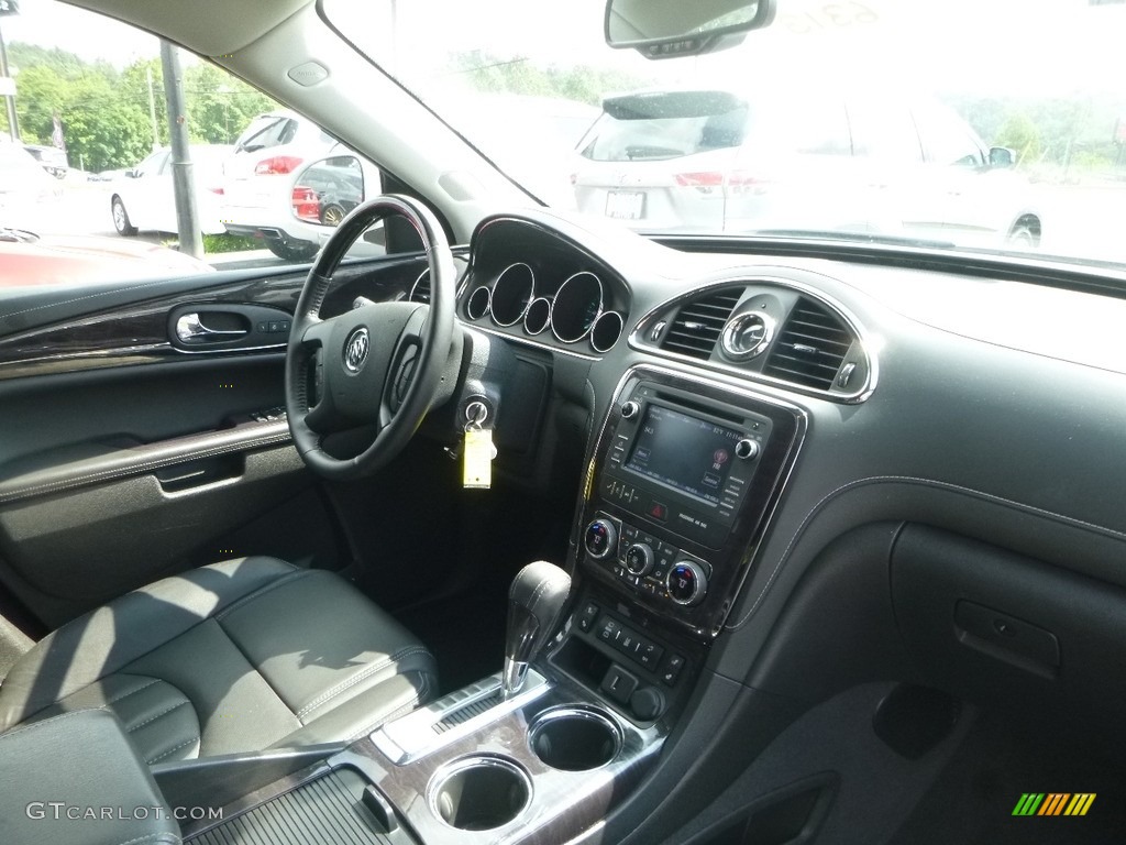 2017 Enclave Leather AWD - Summit White / Ebony/Ebony photo #11