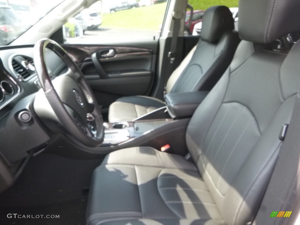2017 Enclave Leather AWD - Summit White / Ebony/Ebony photo #14