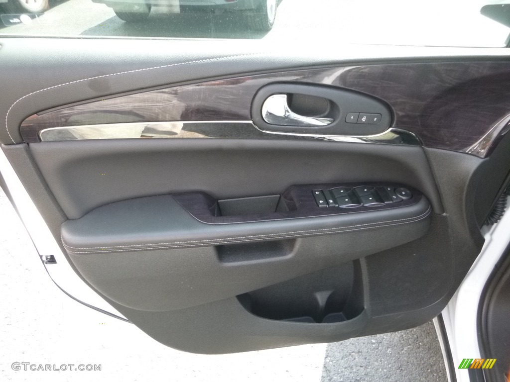 2017 Enclave Leather AWD - Summit White / Ebony/Ebony photo #15