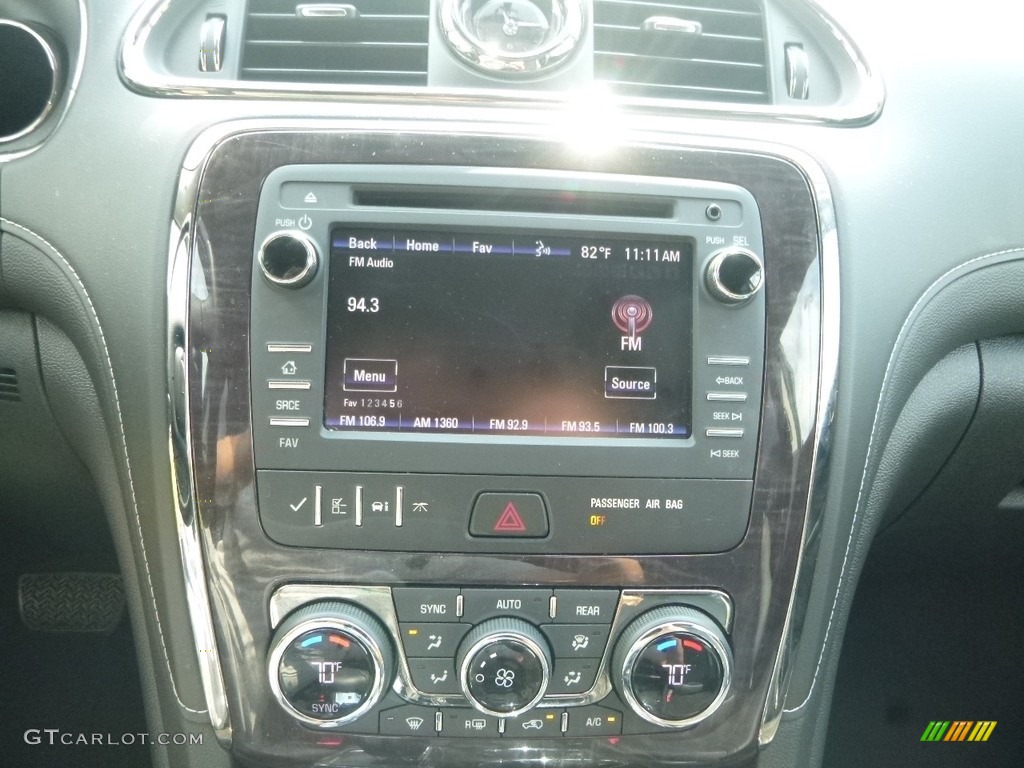 2017 Enclave Leather AWD - Summit White / Ebony/Ebony photo #17