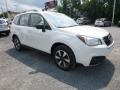 2018 Crystal White Pearl Subaru Forester 2.5i  photo #1