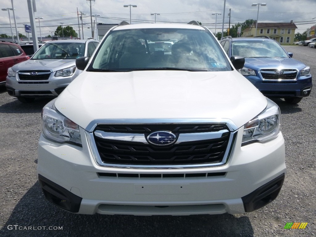 2018 Forester 2.5i - Crystal White Pearl / Platinum photo #9