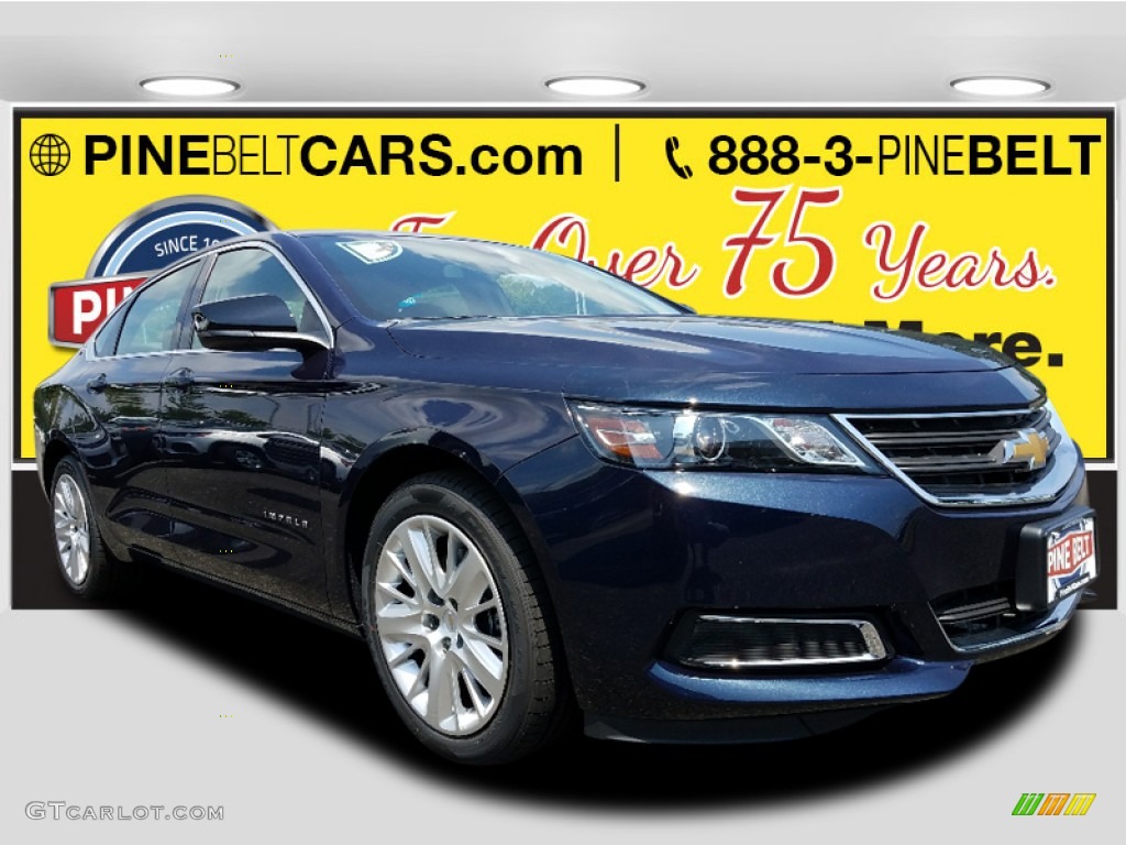 2018 Impala LS - Blue Velvet Metallic / Jet Black/Dark Titanium photo #1