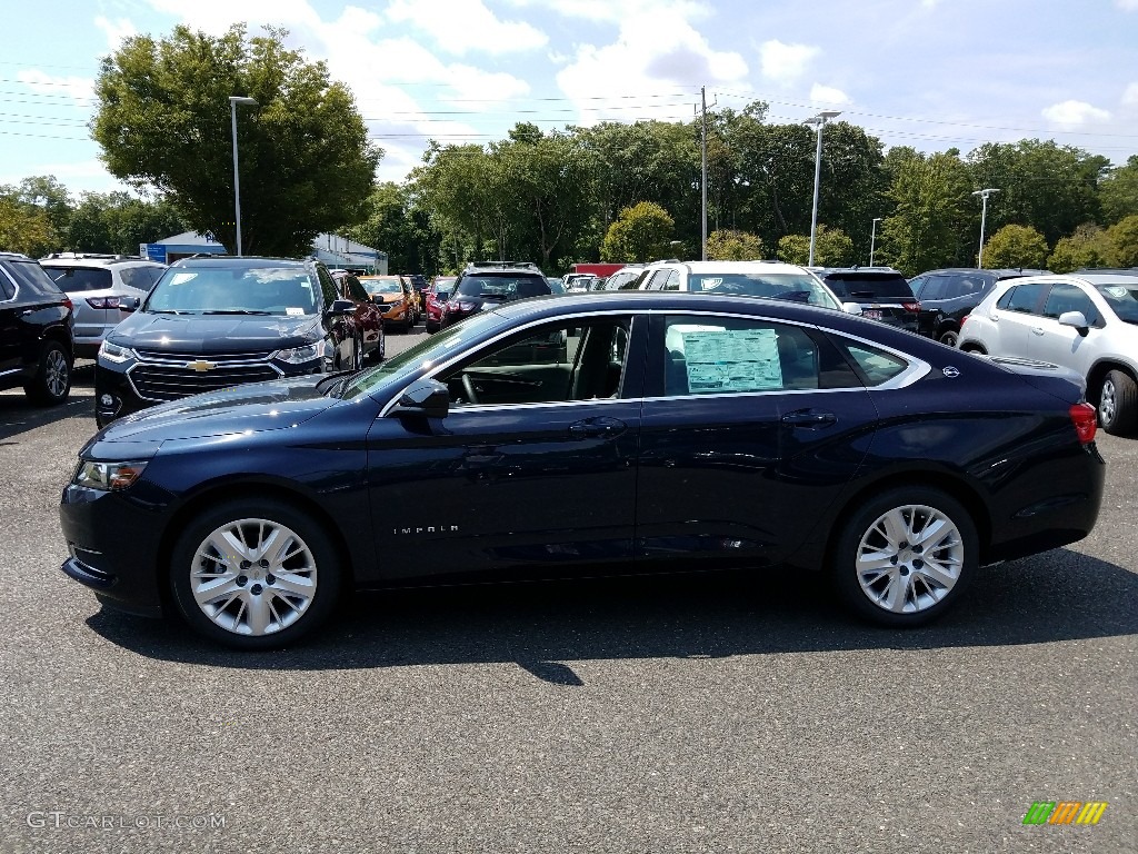 2018 Impala LS - Blue Velvet Metallic / Jet Black/Dark Titanium photo #3