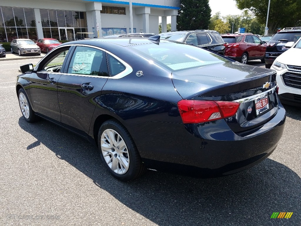 2018 Impala LS - Blue Velvet Metallic / Jet Black/Dark Titanium photo #4