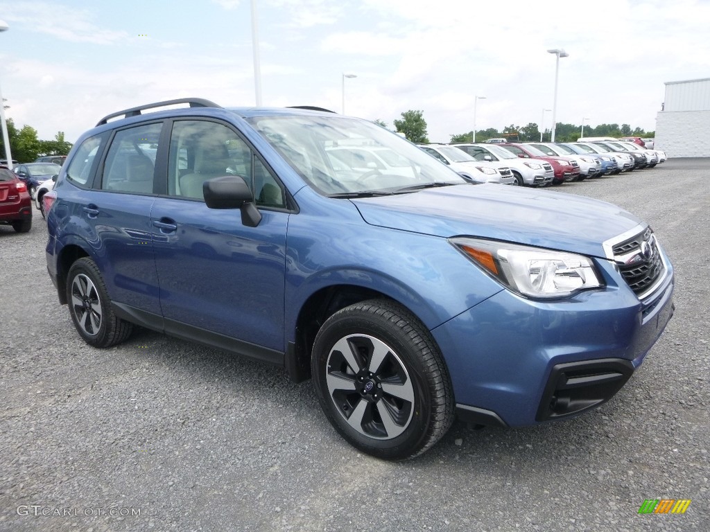 Quartz Blue Pearl 2018 Subaru Forester 2.5i Exterior Photo #122163980