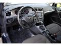 2016 Volkswagen Golf Titan Black Interior Front Seat Photo