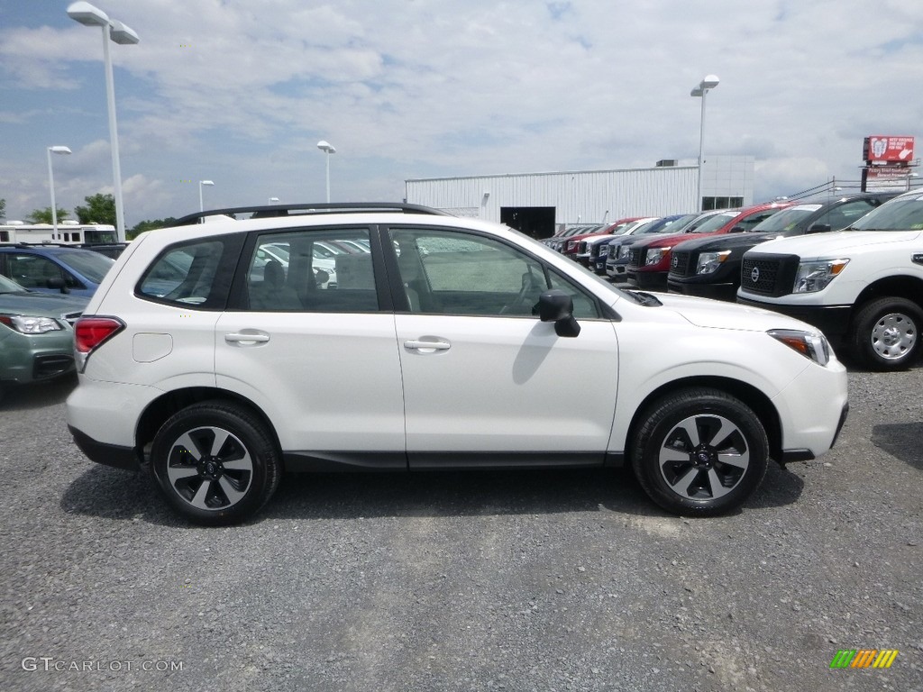 Crystal White Pearl 2018 Subaru Forester 2.5i Exterior Photo #122165114