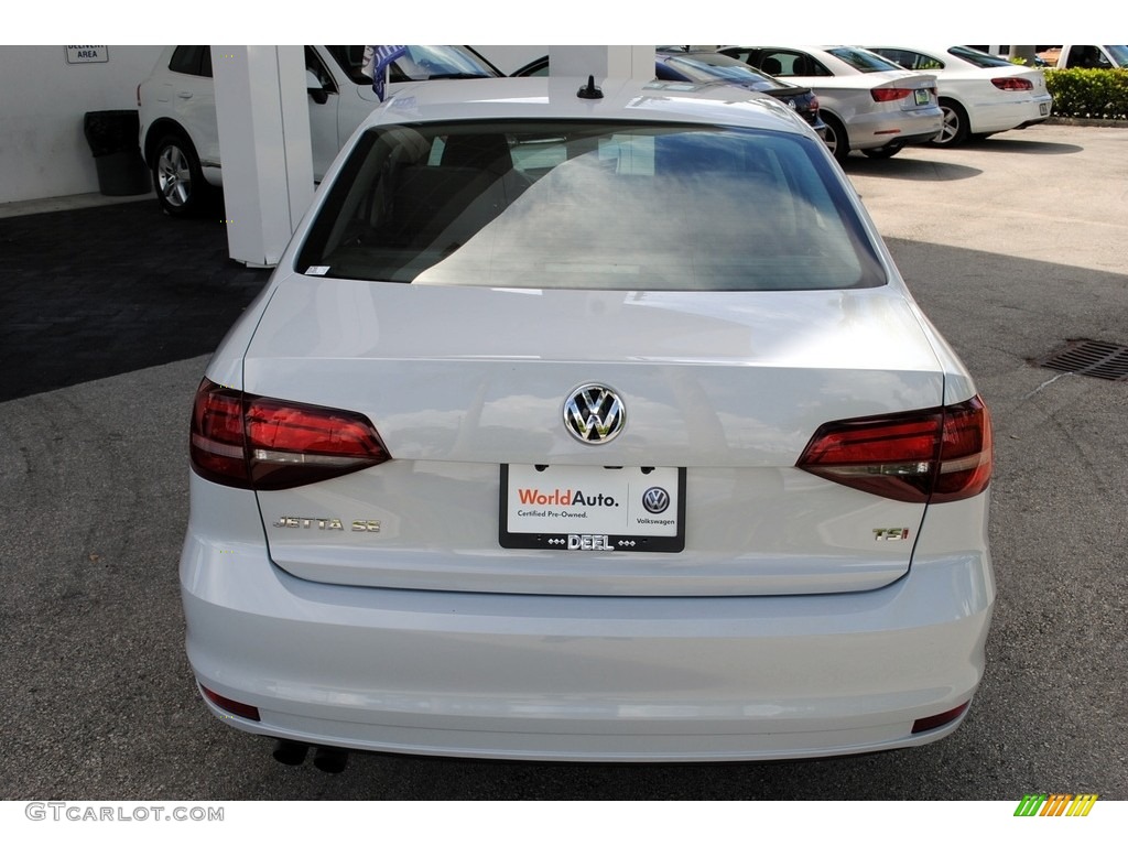 2017 Jetta SE - White Silver / Titan Black photo #8