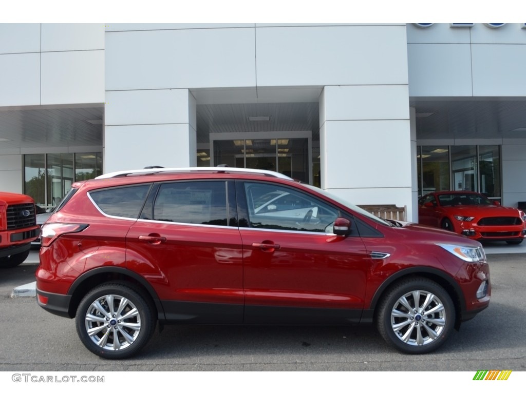 2017 Escape Titanium - Ruby Red / Medium Light Stone photo #2