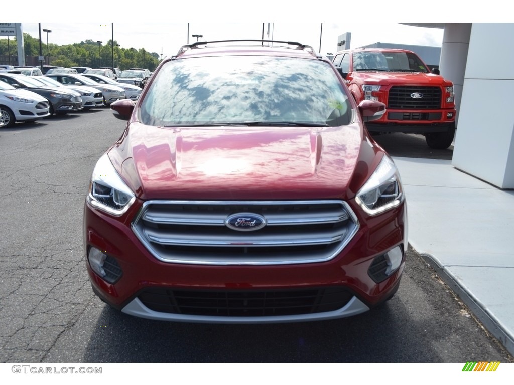 2017 Escape Titanium - Ruby Red / Medium Light Stone photo #4