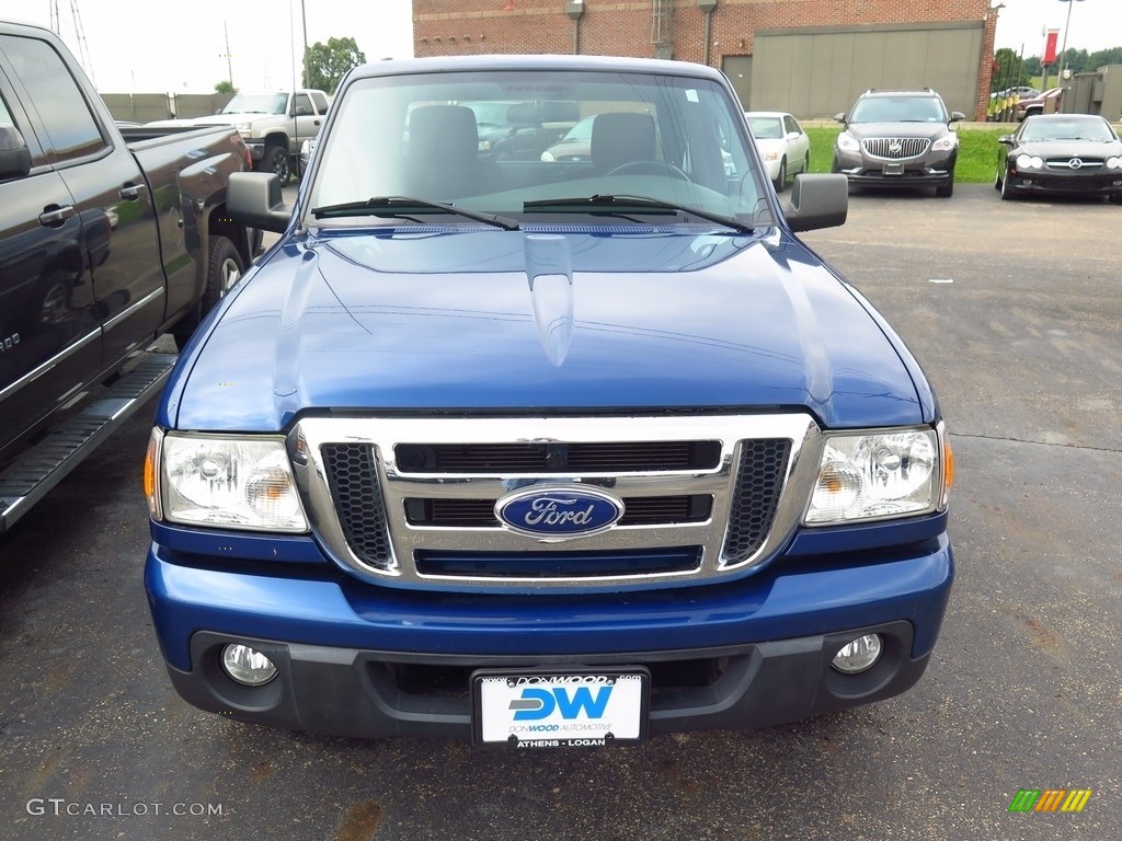 2010 Ranger XLT SuperCab - Vista Blue Metallic / Medium Dark Flint photo #2
