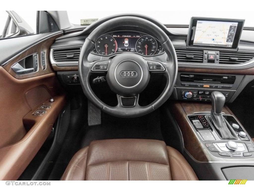 Nougat Brown Interior 2016 Audi A7 3.0 TFSI Prestige quattro Photo #122169650