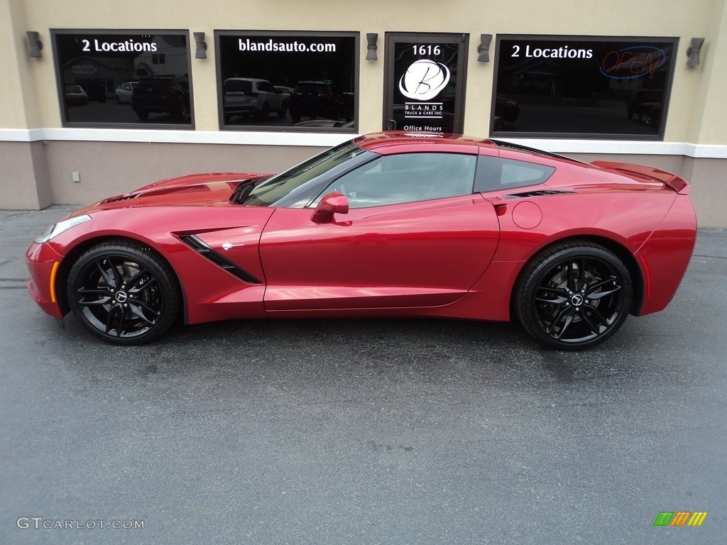2015 Corvette Stingray Coupe Z51 - Crystal Red Tintcoat / Jet Black photo #1
