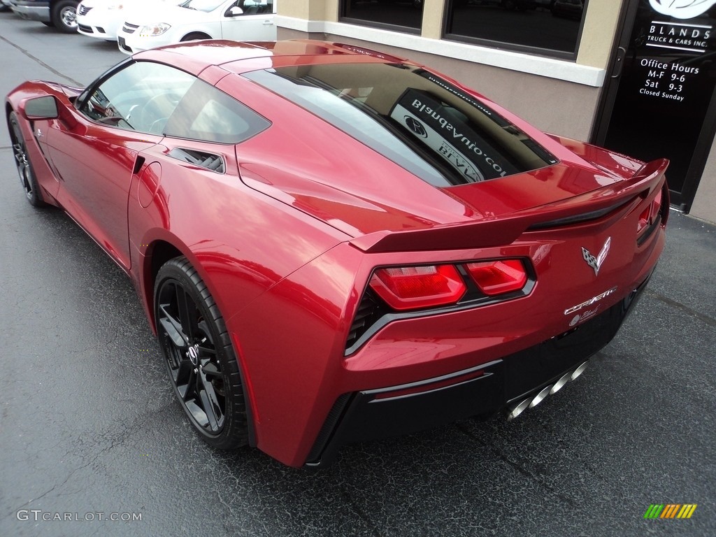 2015 Corvette Stingray Coupe Z51 - Crystal Red Tintcoat / Jet Black photo #3