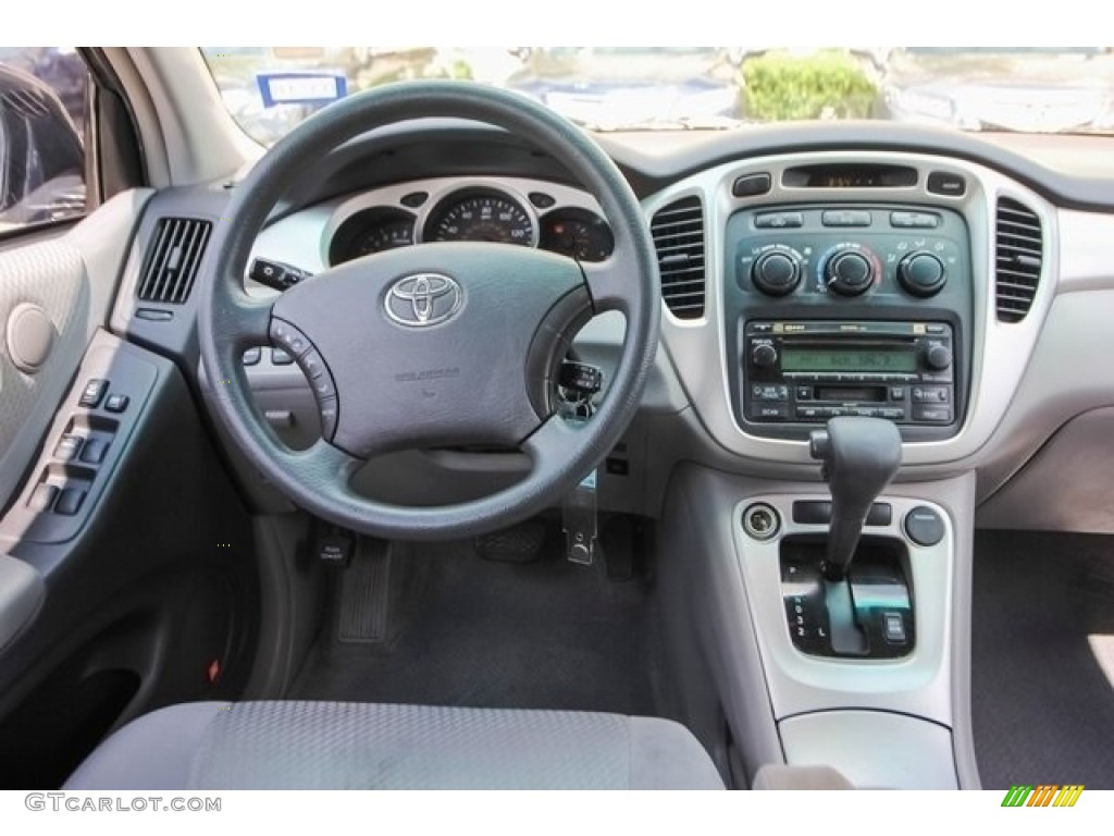 2007 Highlander V6 - Bluestone Metallic / Ash Gray photo #27