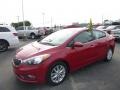 Crimson Red 2014 Kia Forte EX