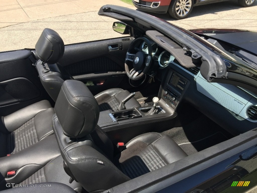 2013 Ford Mustang Shelby GT500 Convertible Front Seat Photo #122172698