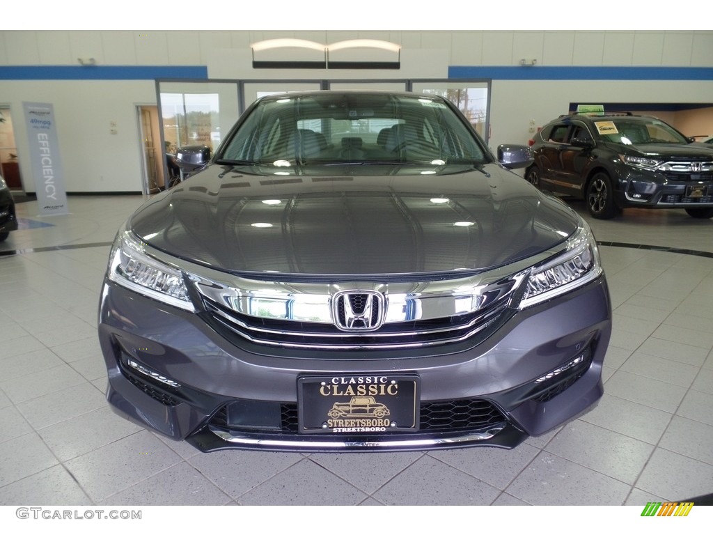 2017 Accord Touring Sedan - Modern Steel Metallic / Gray photo #3