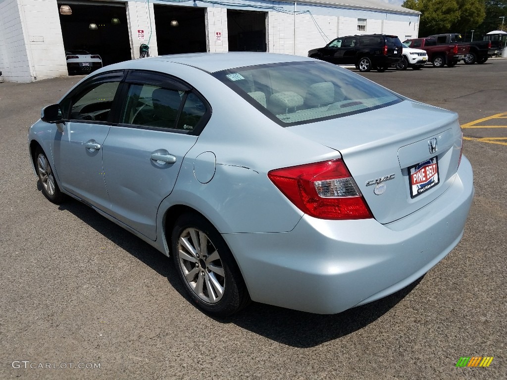 2012 Civic EX Sedan - Cool Mist Metallic / Gray photo #2