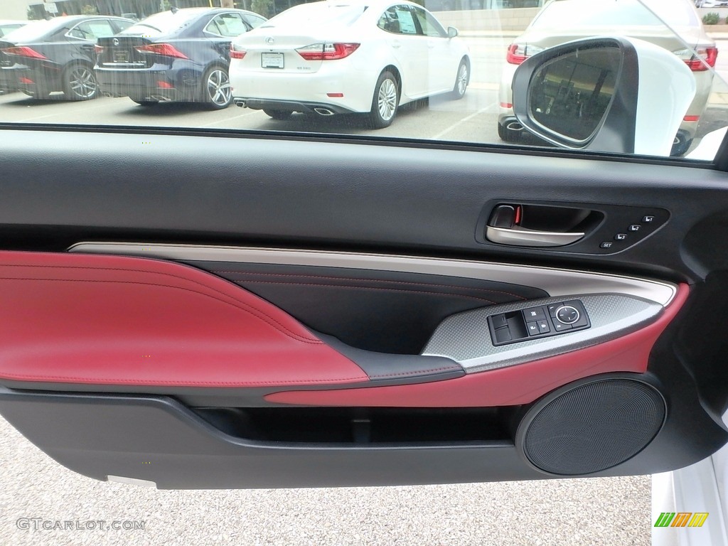 2016 Lexus RC 300 F Sport AWD Coupe Rioja Red Door Panel Photo #122176277
