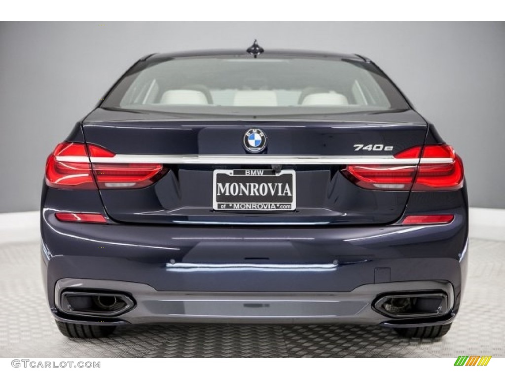 2018 7 Series 740i xDrive Sedan - Carbon Black Metallic / Ivory White/Black photo #4