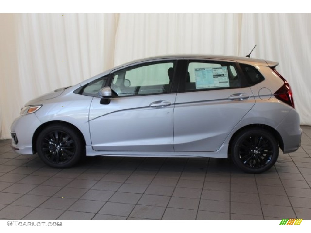 Lunar Silver Metallic 2018 Honda Fit Sport Exterior Photo #122182241