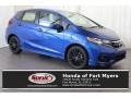 Aegean Blue Metallic 2018 Honda Fit Sport