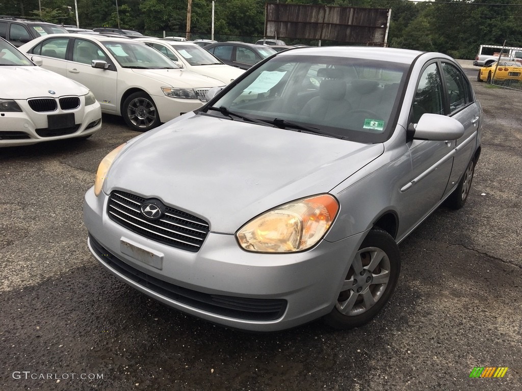 2006 Accent GLS Sedan - Charcoal Gray / Beige photo #2