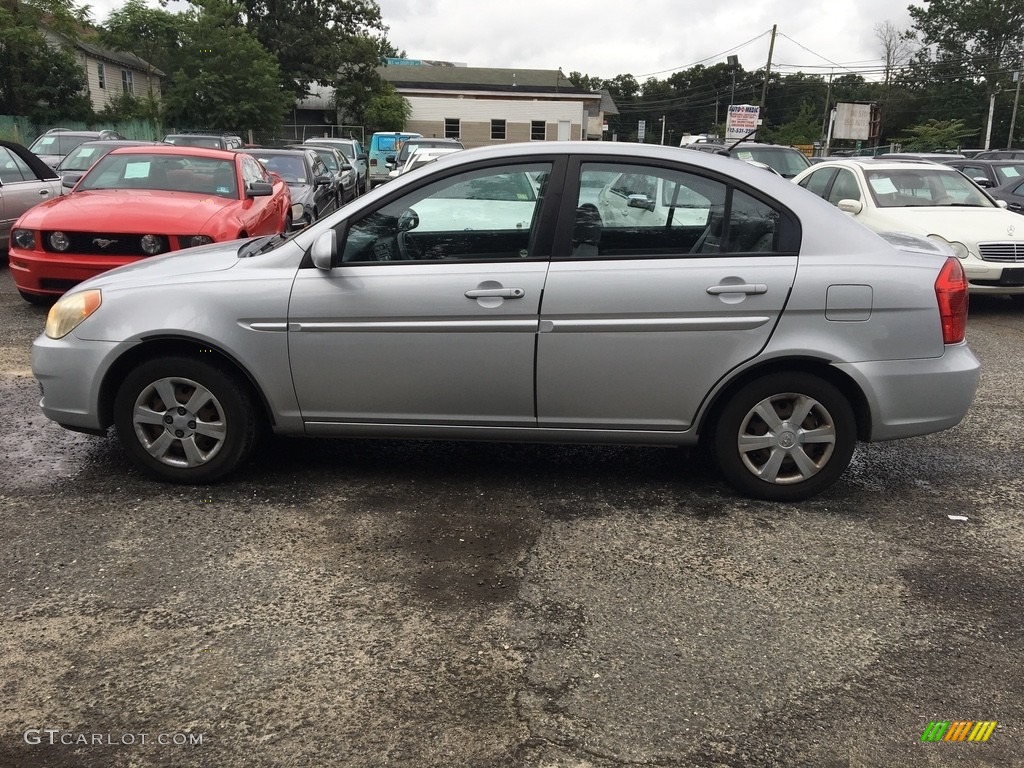 2006 Accent GLS Sedan - Charcoal Gray / Beige photo #3
