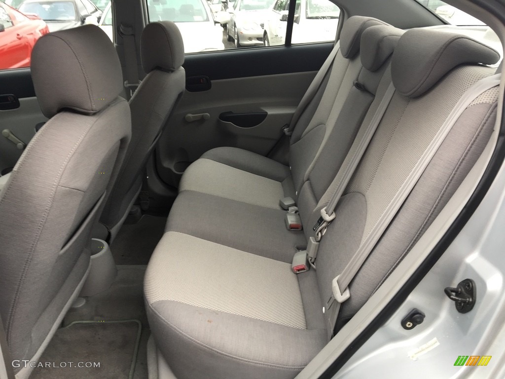 2006 Accent GLS Sedan - Charcoal Gray / Beige photo #5