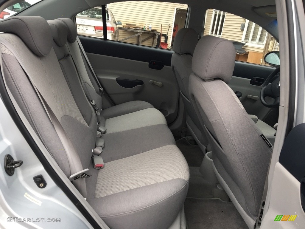 2006 Accent GLS Sedan - Charcoal Gray / Beige photo #11