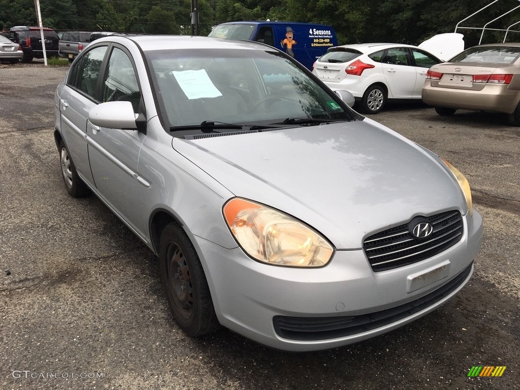 2006 Accent GLS Sedan - Charcoal Gray / Beige photo #12