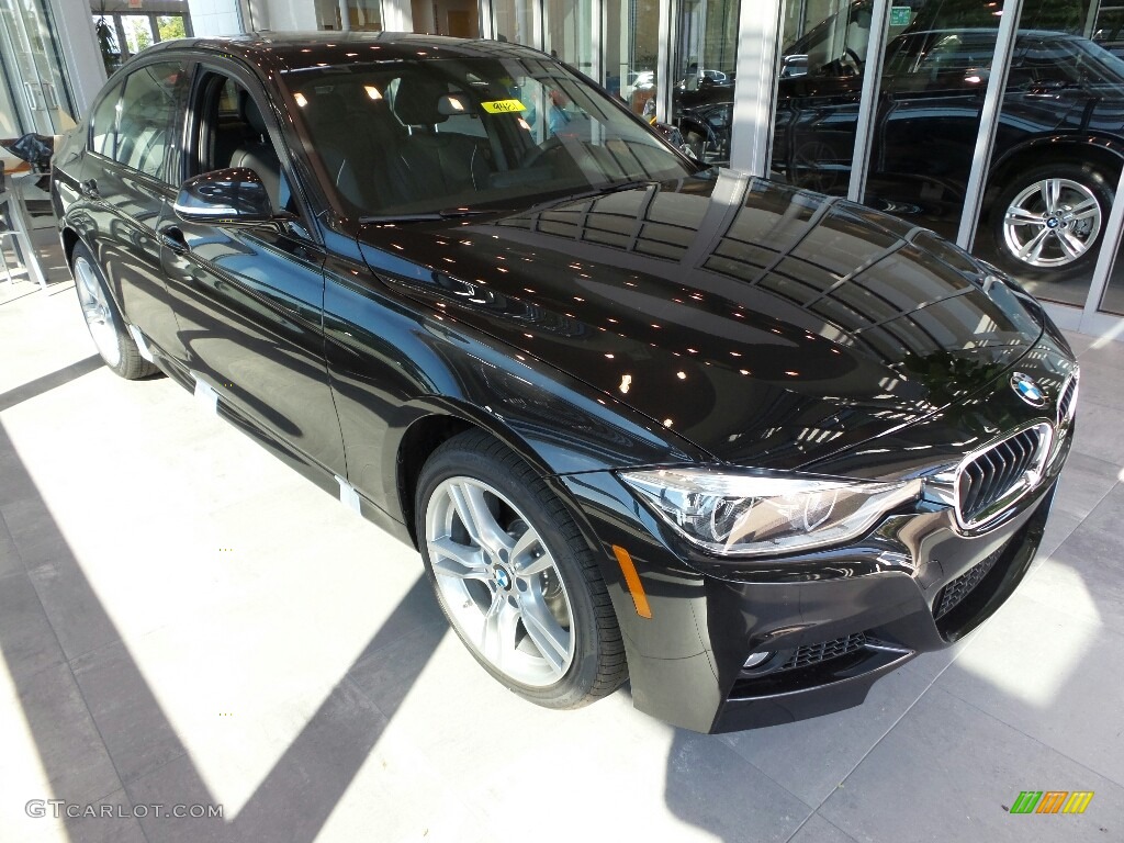 2018 3 Series 340i xDrive Sedan - Black Sapphire Metallic / Black photo #2