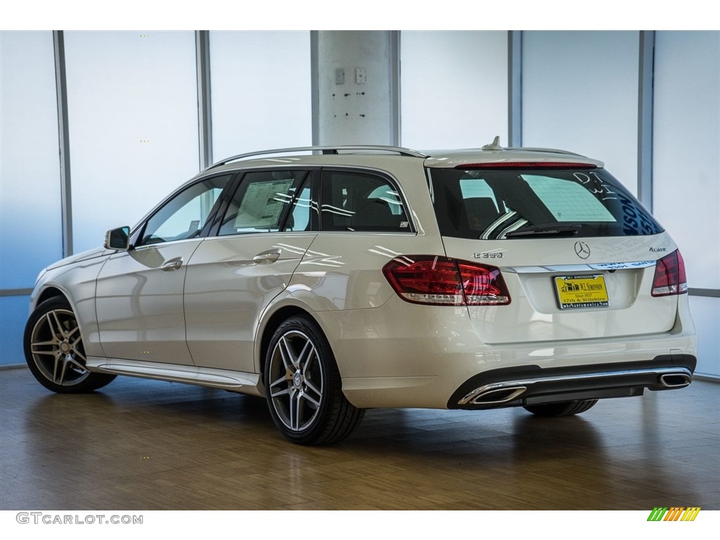 2016 E 350 4Matic Wagon - Polar White / Black photo #3