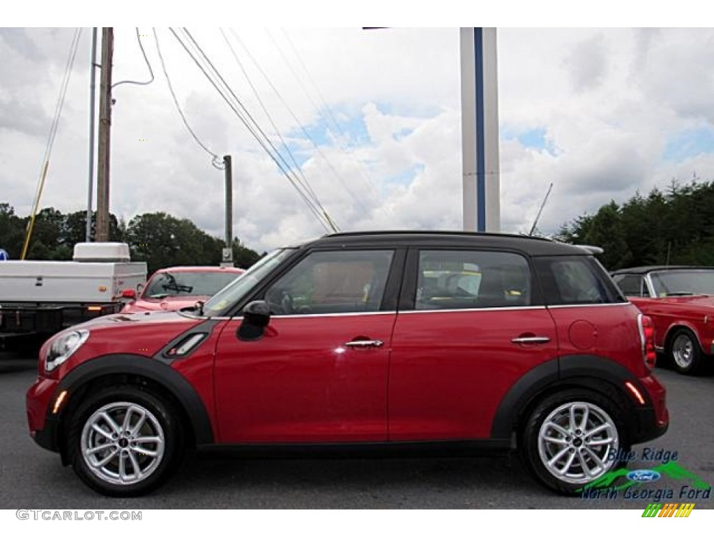 2015 Countryman Cooper S - Chili Red / Carbon Black photo #2