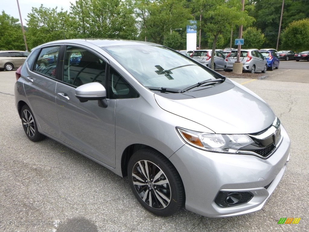 Lunar Silver Metallic 2018 Honda Fit EX Exterior Photo #122189721