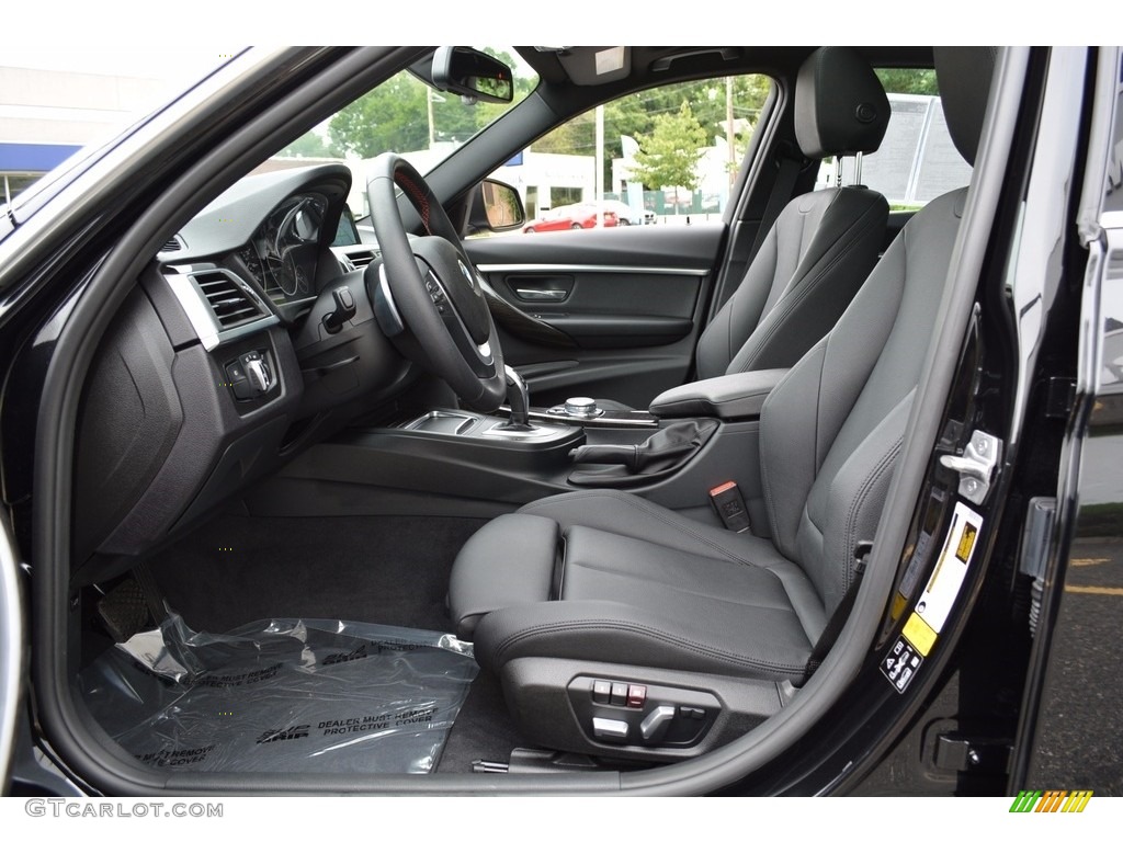 2017 3 Series 330i xDrive Sedan - Black Sapphire Metallic / Black photo #11