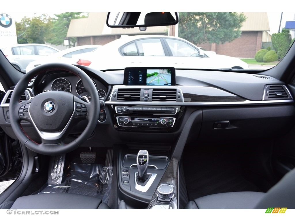 2017 3 Series 330i xDrive Sedan - Black Sapphire Metallic / Black photo #15