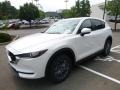 2017 Crystal White Pearl Mazda CX-5 Touring AWD  photo #5